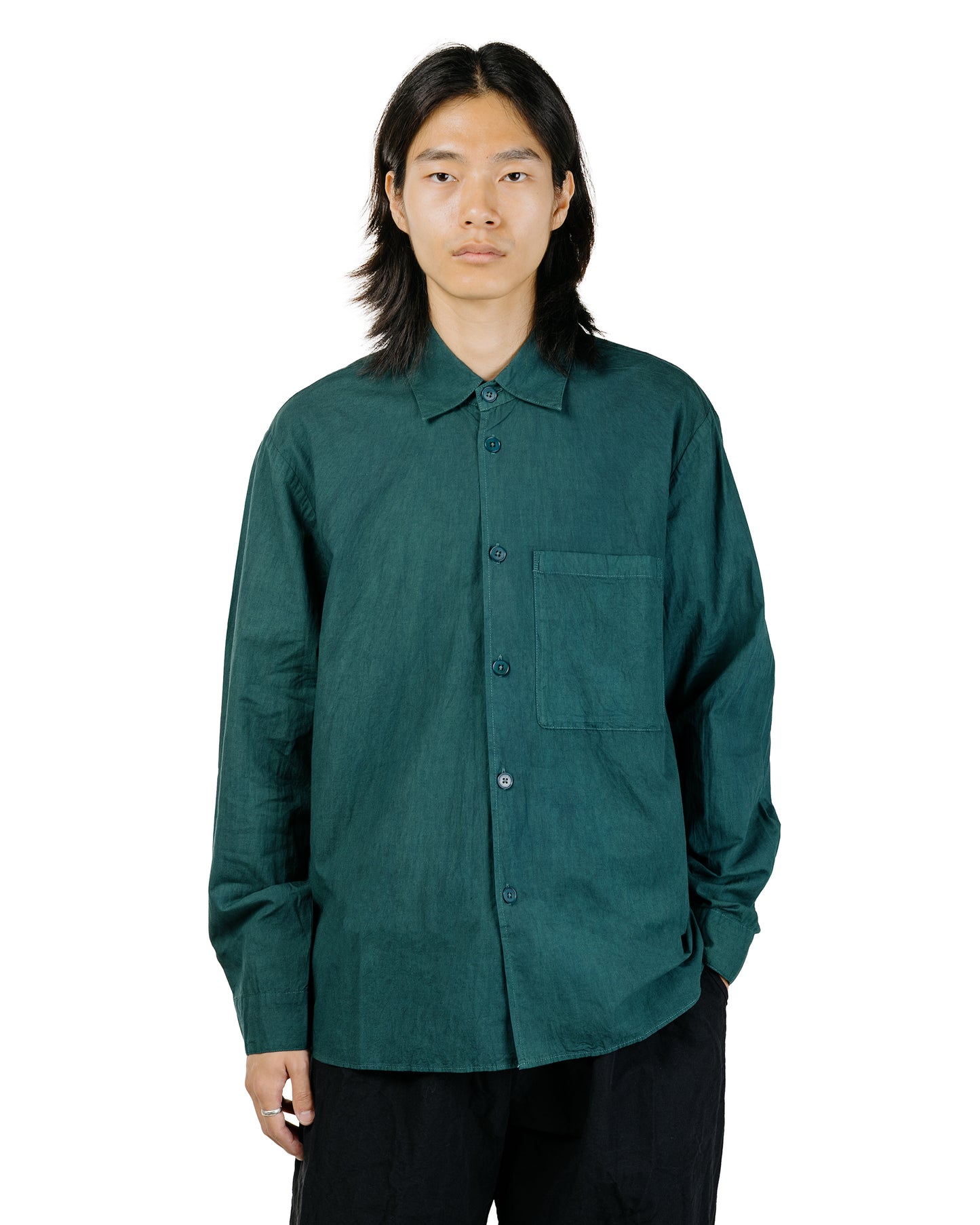 MAN-TLE R21S4 'OD Shirt' Indigo / Fukugi