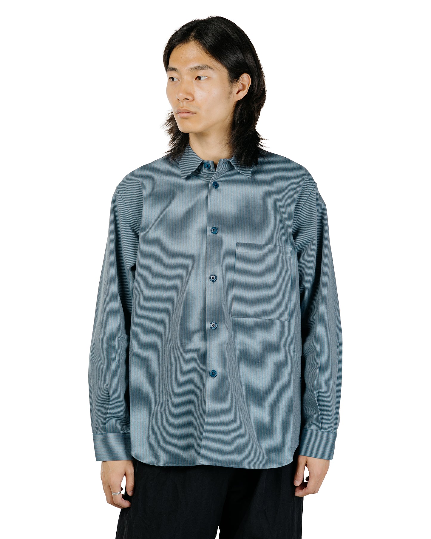 MAN-TLE R21S8 'Weather Shirt PK' Petrol Oxford