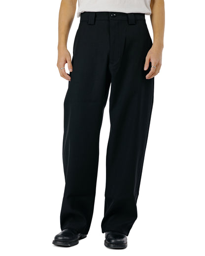 MAN-TLE R21Y6 Patch Pants Black Impact Wool