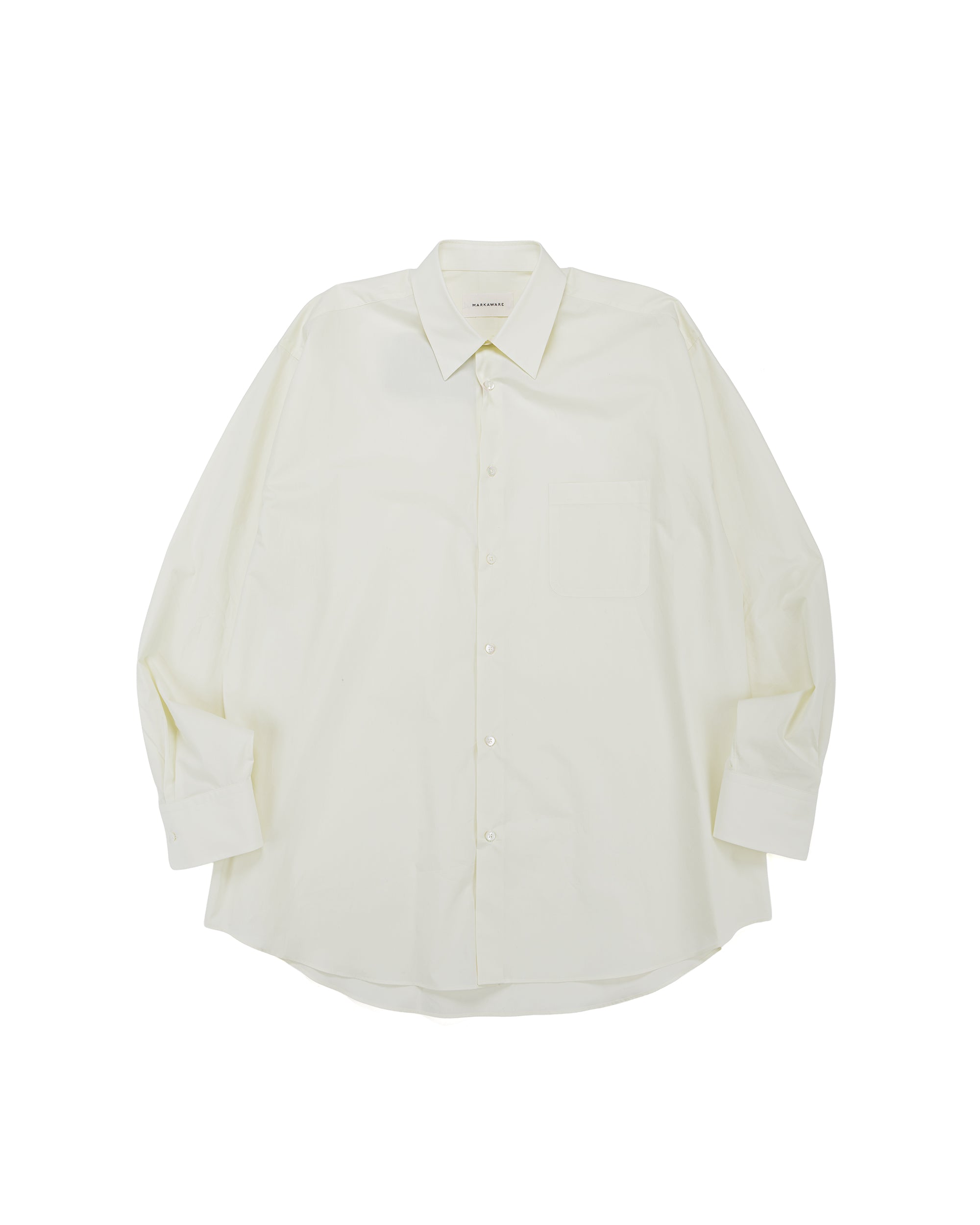MARKAWARE Comfort Fit Shirt Organic Giza 80/1 Typewriter Lemon