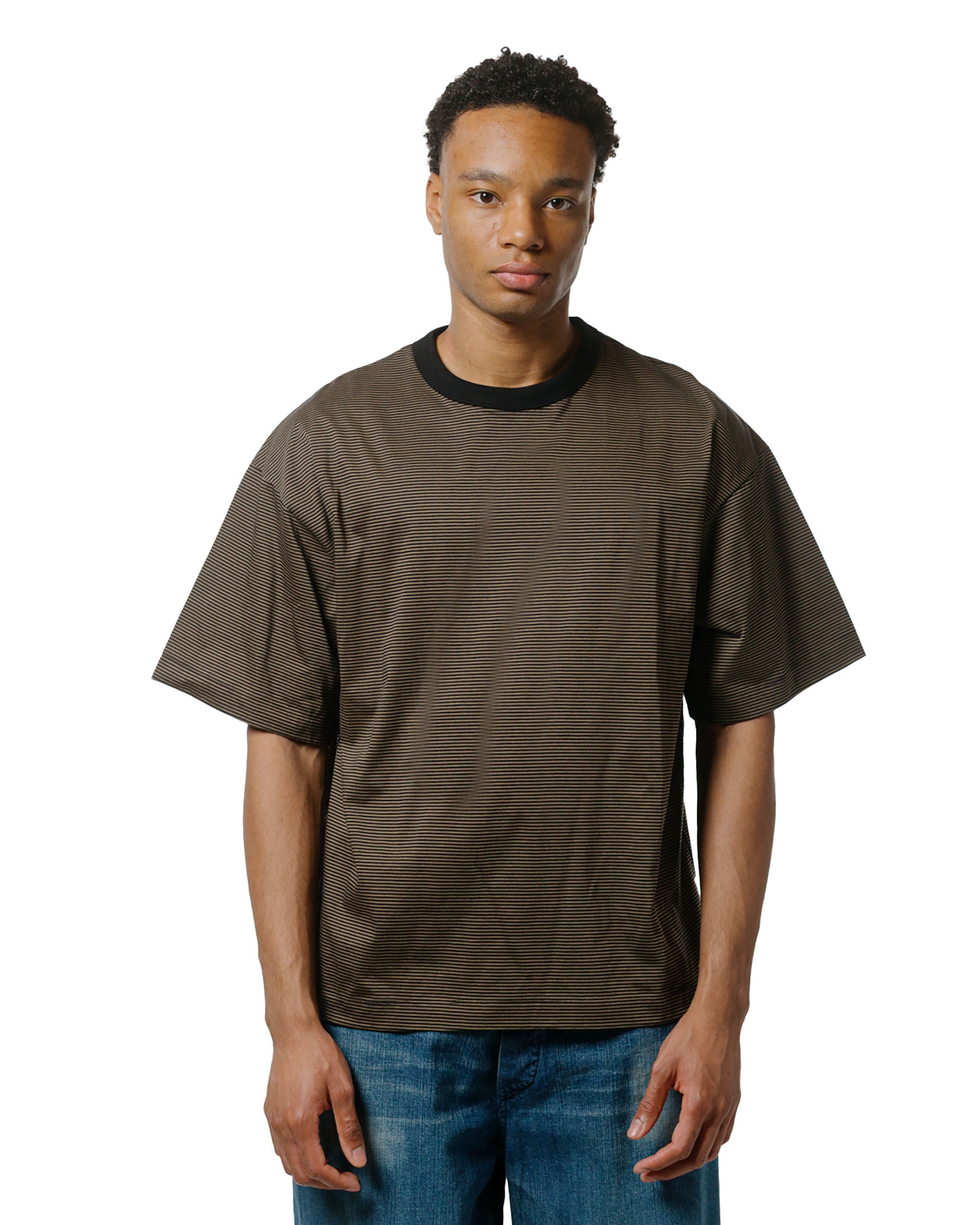 MARKAWARE Comfort Fit Tee Organic Supima Border Olive