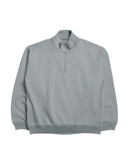 MARKAWARE Comfort Half Zip Organic Cotton Heavy Fleece Sage Green