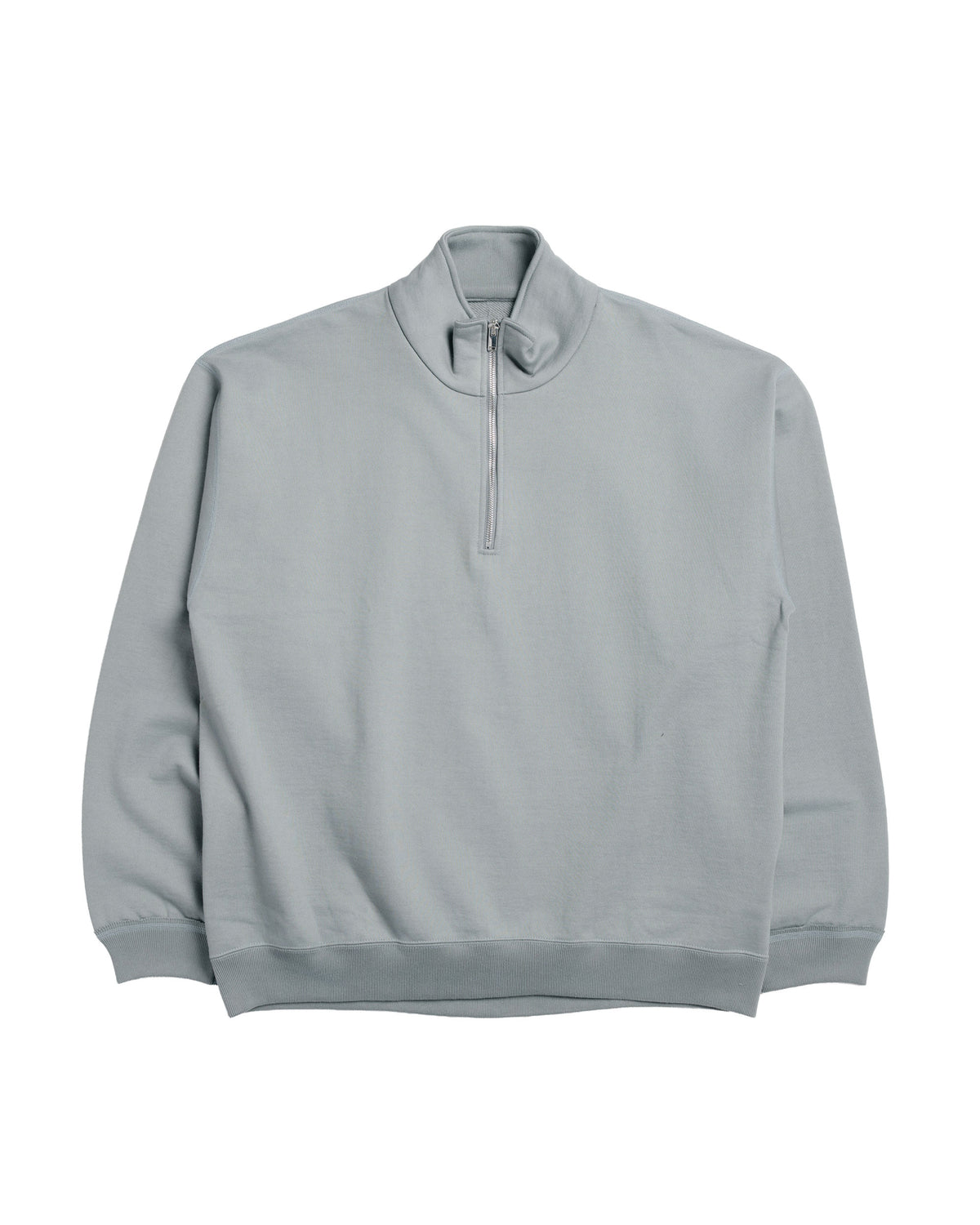 MARKAWARE Comfort Half Zip Organic Cotton Heavy Fleece Sage Green