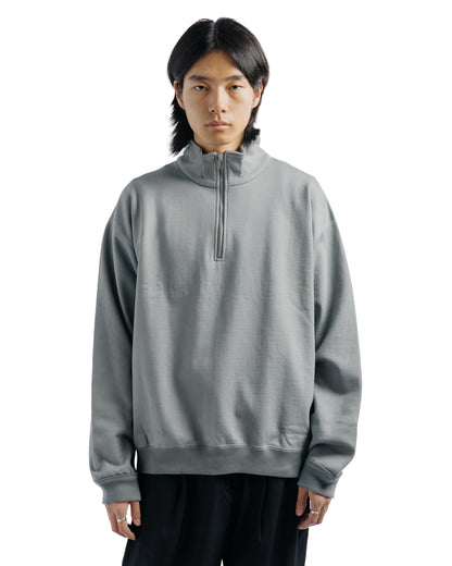 MARKAWARE Comfort Half Zip Organic Cotton Heavy Fleece Sage Green