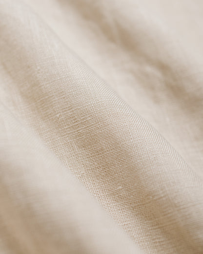 MARKAWARE Double Pleated Easy Trousers Hemp Shirting Taupe