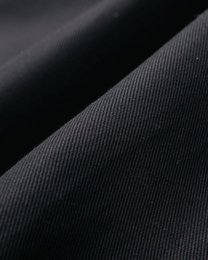 MARKAWARE Double Pleated Easy Trousers Organic Cotton Survival Cloth Black