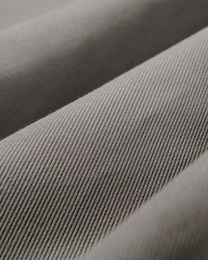 MARKAWARE Double Pleated Easy Trousers Organic Cotton Survival Cloth Gray