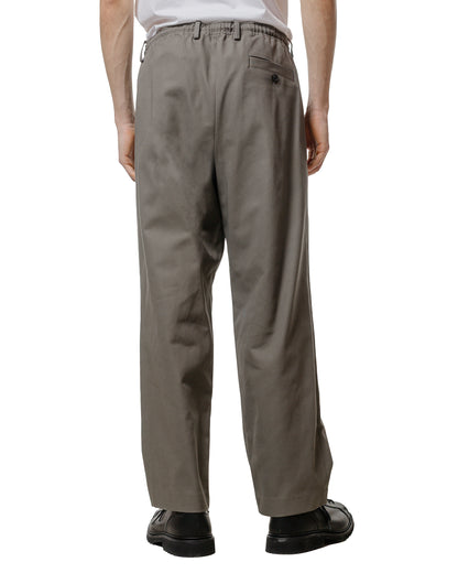 MARKAWARE Double Pleated Easy Trousers Organic Cotton Survival Cloth Gray