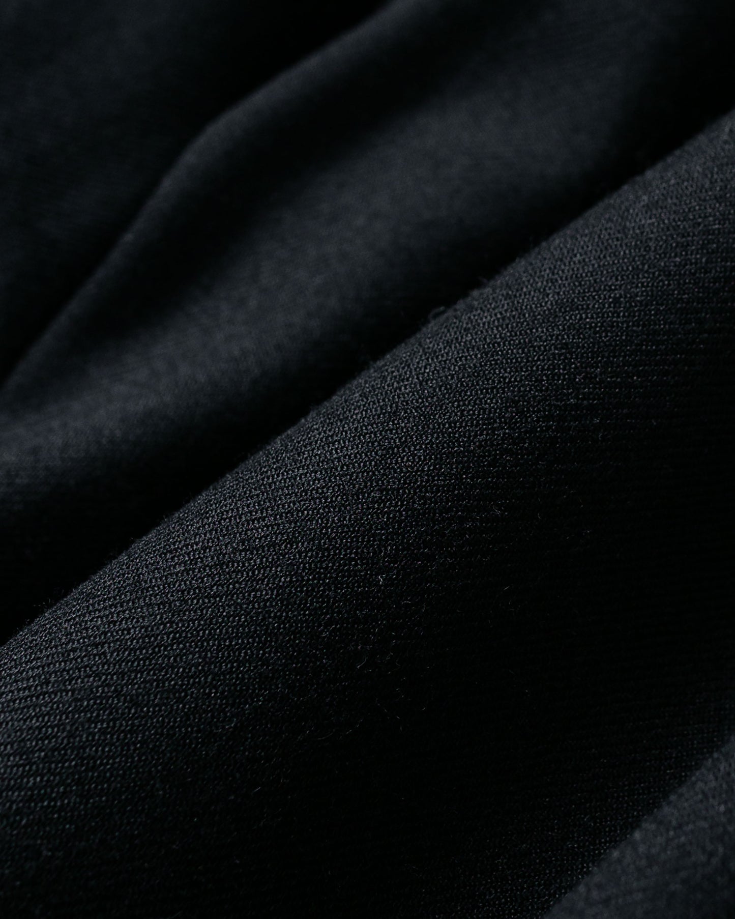 MARKAWARE Half Zip Service Jacket 2/80 Organic Wool Viyella Black