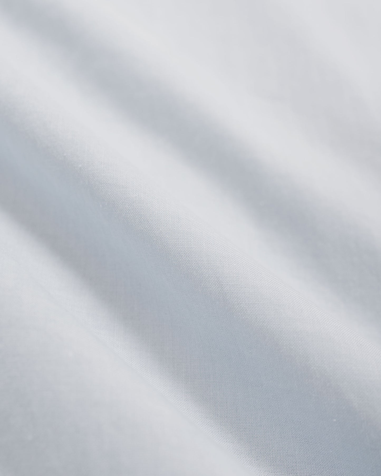 MARKAWARE Italian Open Collar Shirt Organic Cotton 90/1 Lawn Ice