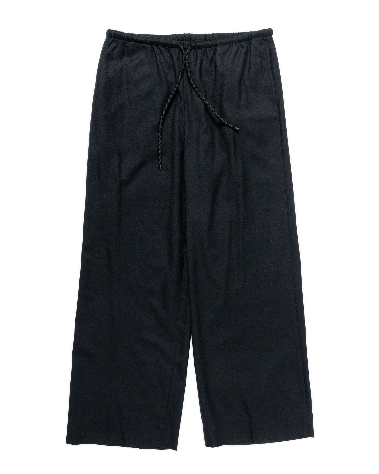 MARKAWARE Pajamas Pants 2/80 Organic Wool Viyella Black