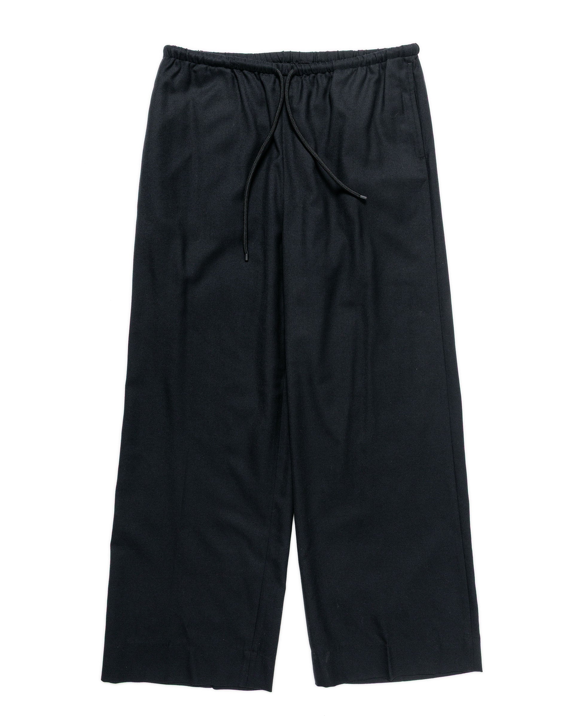 MARKAWARE Pajamas Pants 2/80 Organic Wool Viyella Black