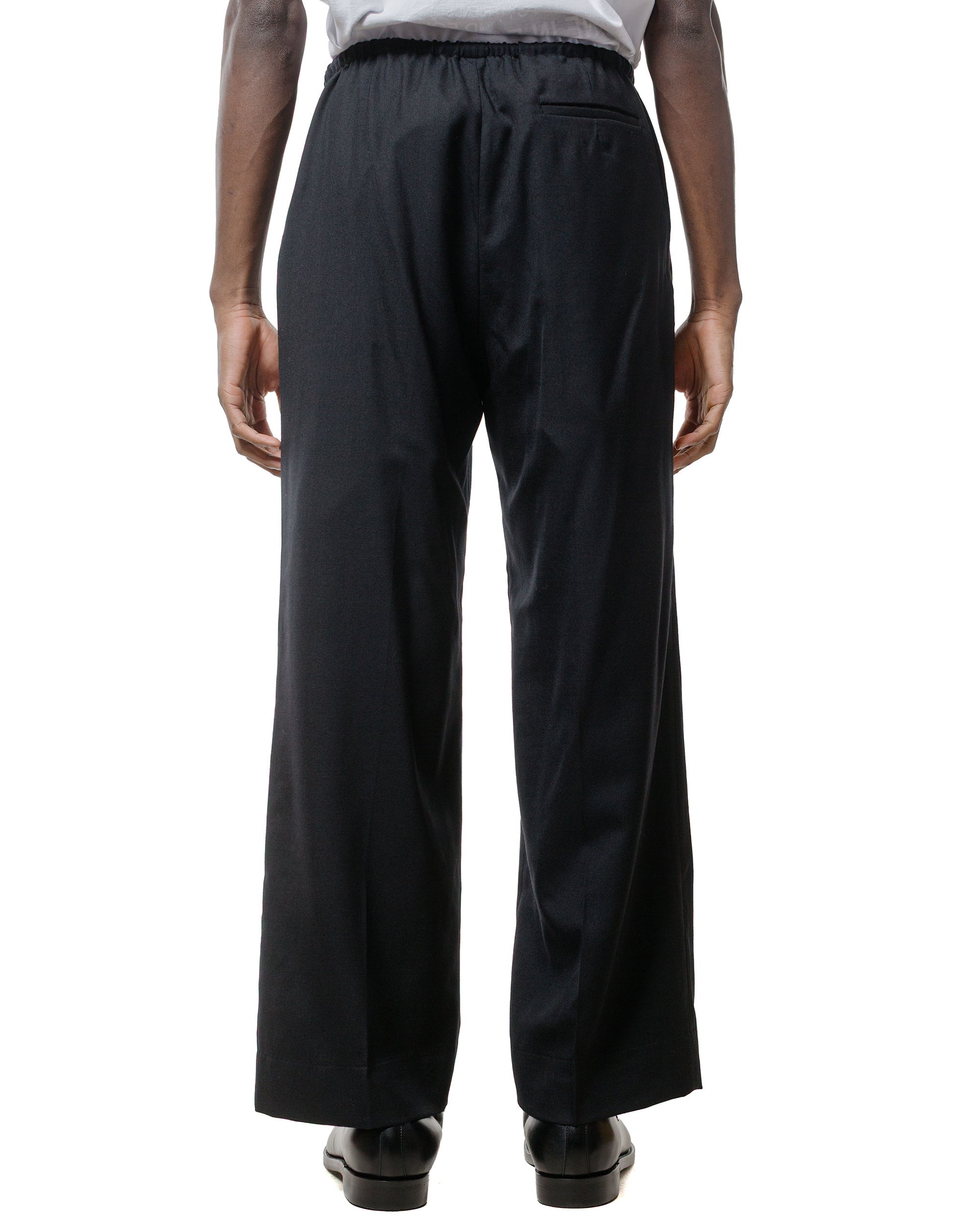 MARKAWARE Pajamas Pants 2/80 Organic Wool Viyella Black