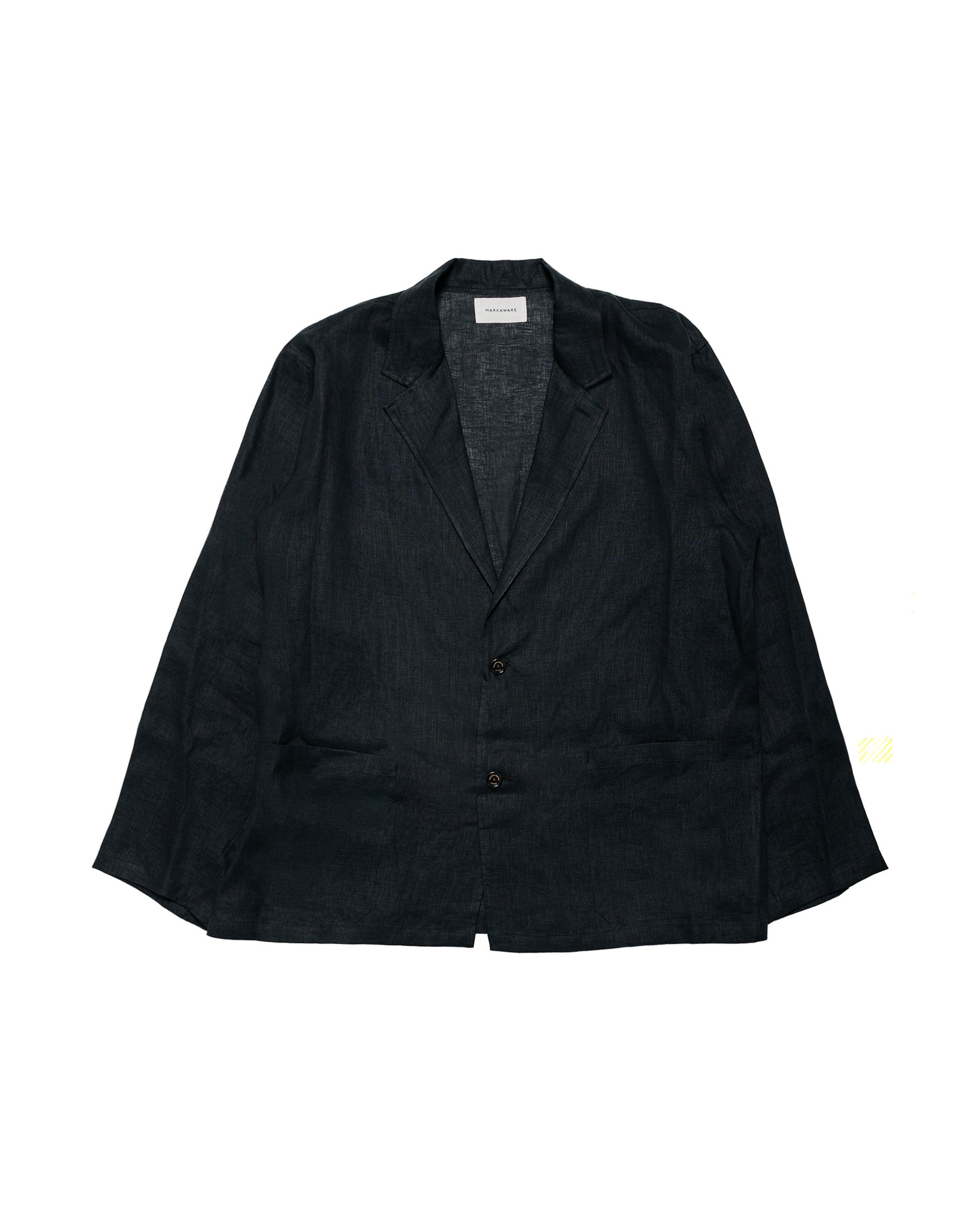 MARKAWARE Shirt Jacket Hemp Shirting Black