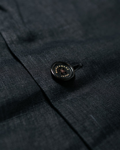 MARKAWARE Shirt Jacket Hemp Shirting Black