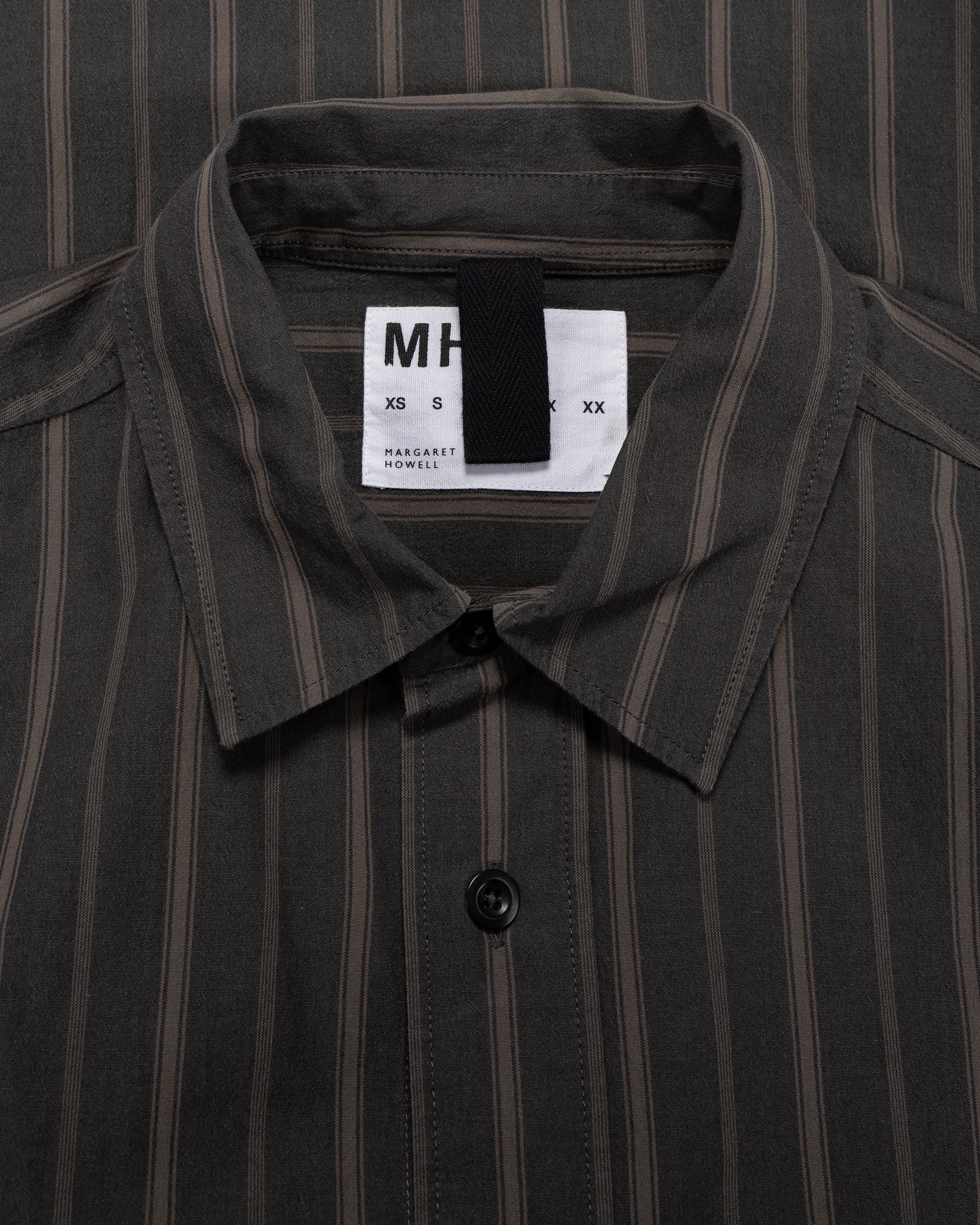 MHL ストライプブラウス MHL.（エムエイチエル） ブラウス シャツ GRAPHIC COTTON STRIPE