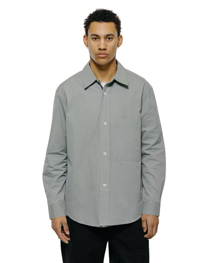 MHL Basic Shirt Compact Cotton Poplin Fog