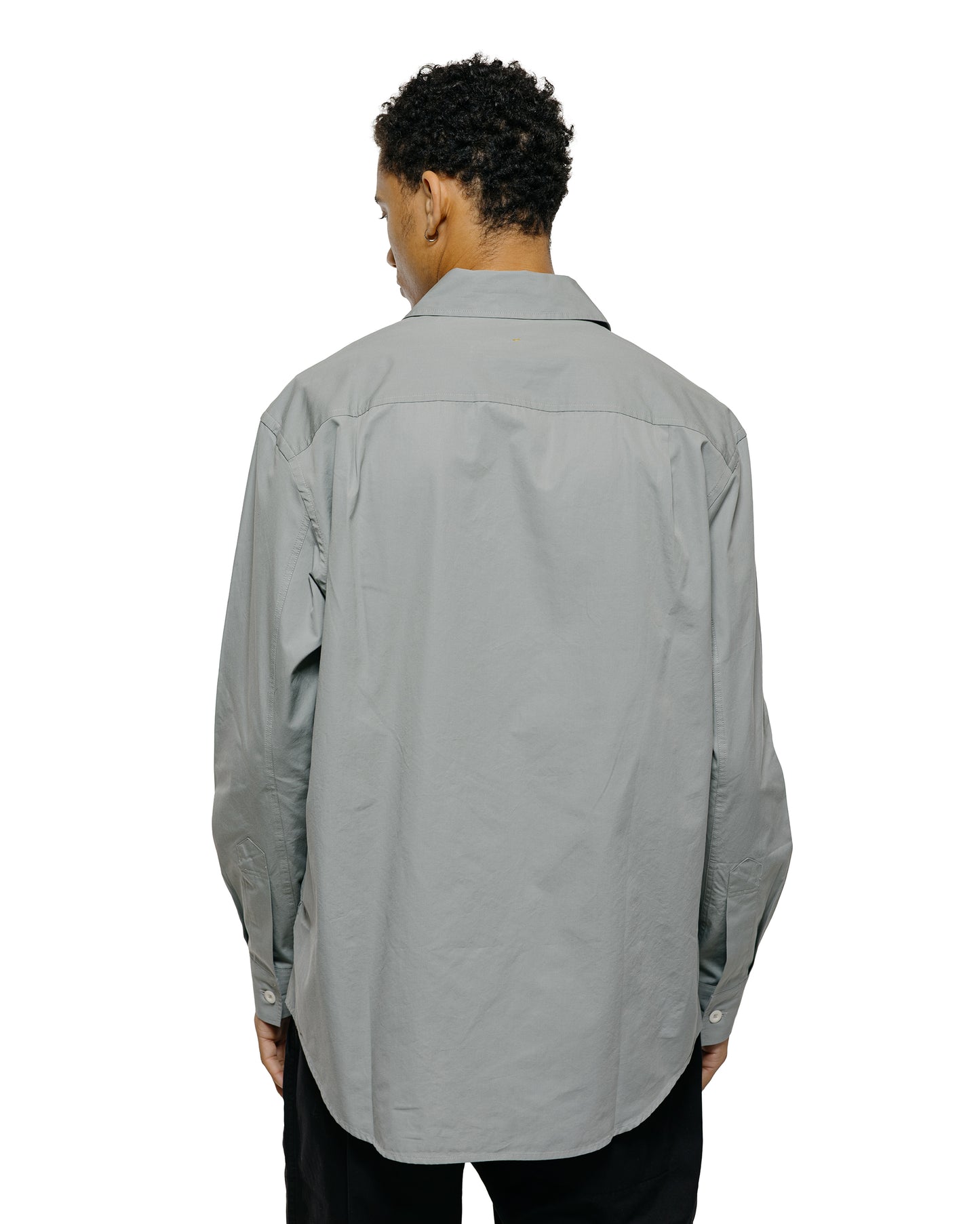 MHL Basic Shirt Compact Cotton Poplin Fog