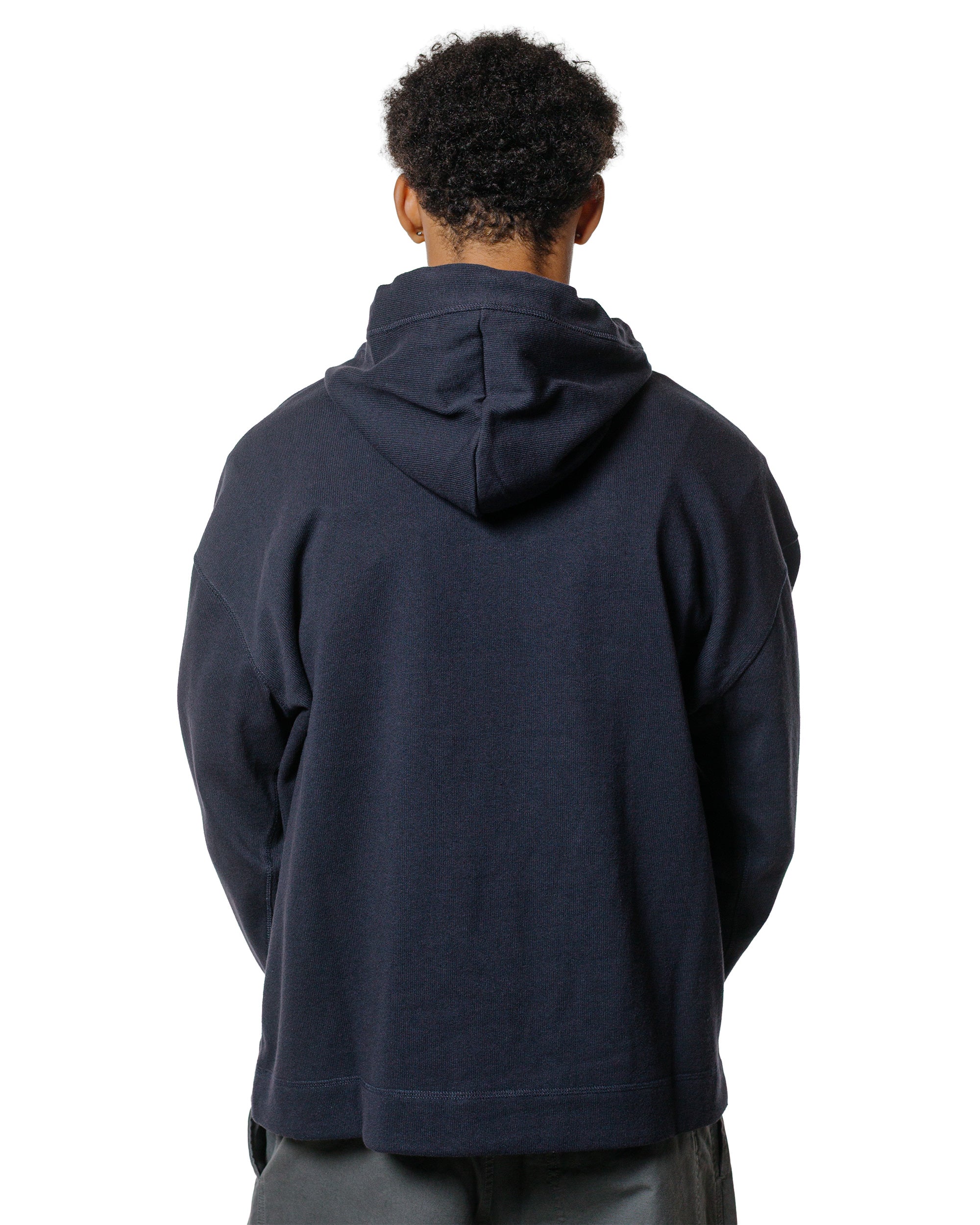 ジャケット・アウター mhl cotton jacket navy color hoodie MHL Button Hoodie Open End Jersey Ink