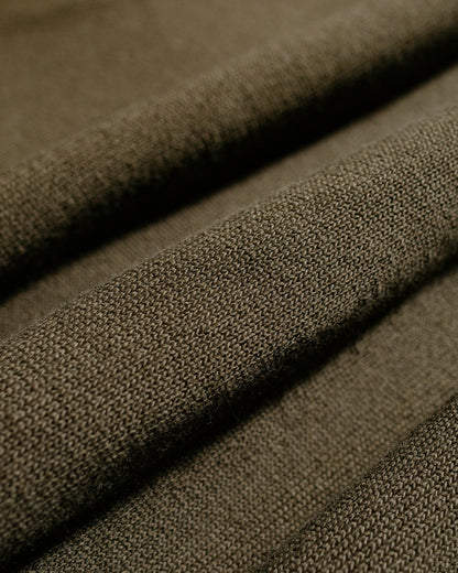 MHL Button Hoodie Open End Jersey Seaweed