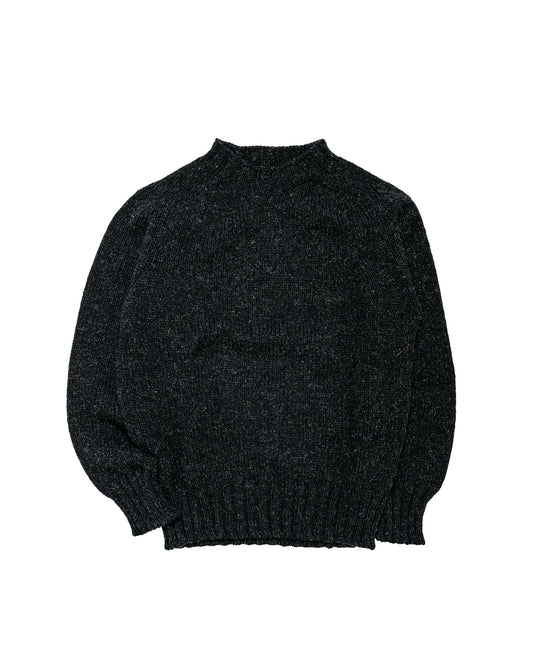 MHL Chunky Seamless Crew Neck Rustic Wool Pewter