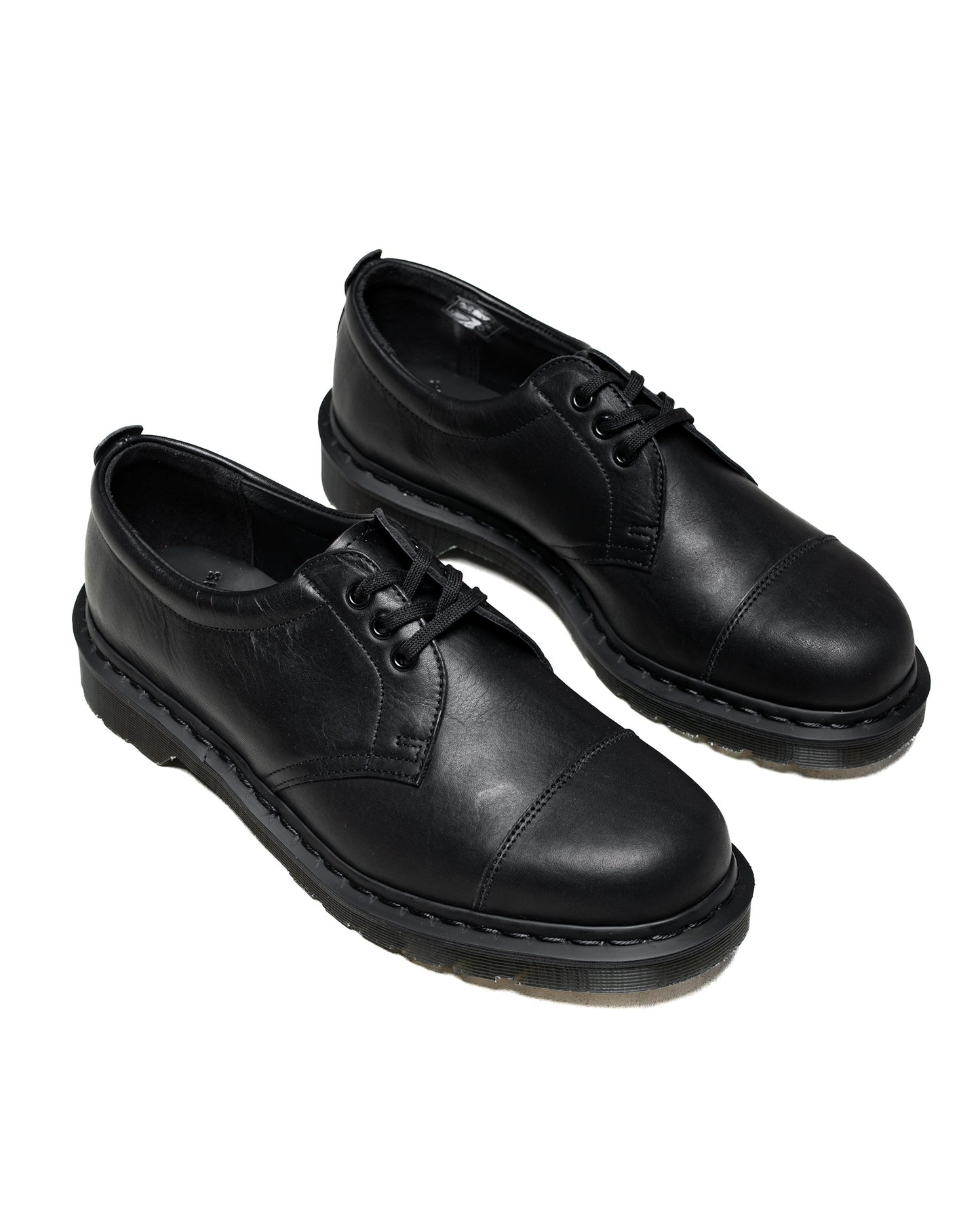 lost & found Margaret Howell MHL Dr. Marten 1461 Oxford Black Grained Oiled