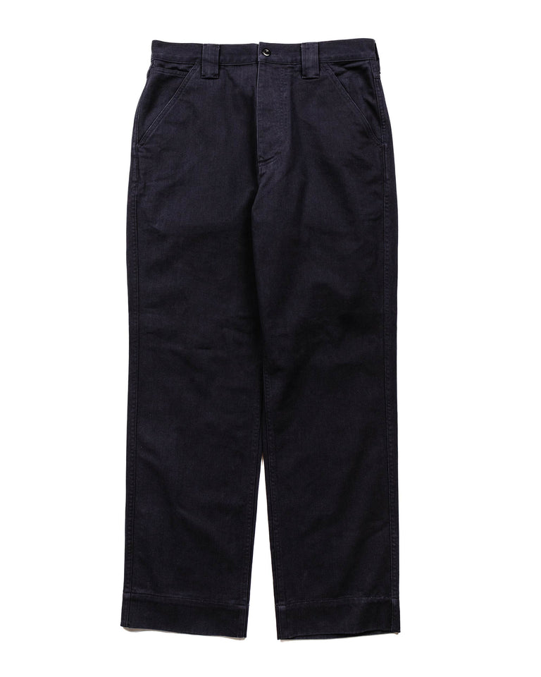 MHL Dropped Pocket Trouser Soft Cotton Drill Faded Ink