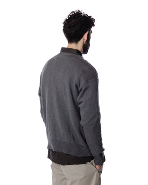 MHL Flatlock Guernsey Dry Cotton Charcoal