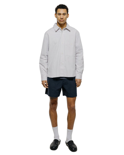 MHL Overall Shirt Plainweave Cotton Canvas Pebble