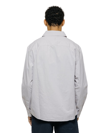MHL Overall Shirt Plainweave Cotton Canvas Pebble