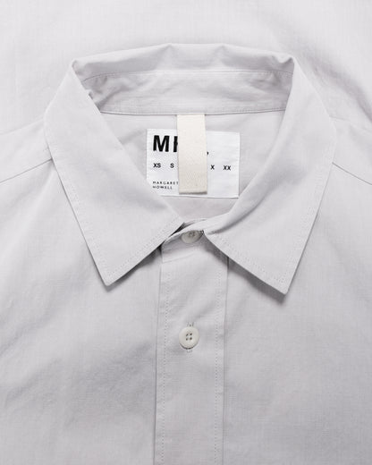 MHL Overall Shirt Plainweave Cotton Canvas Pebble