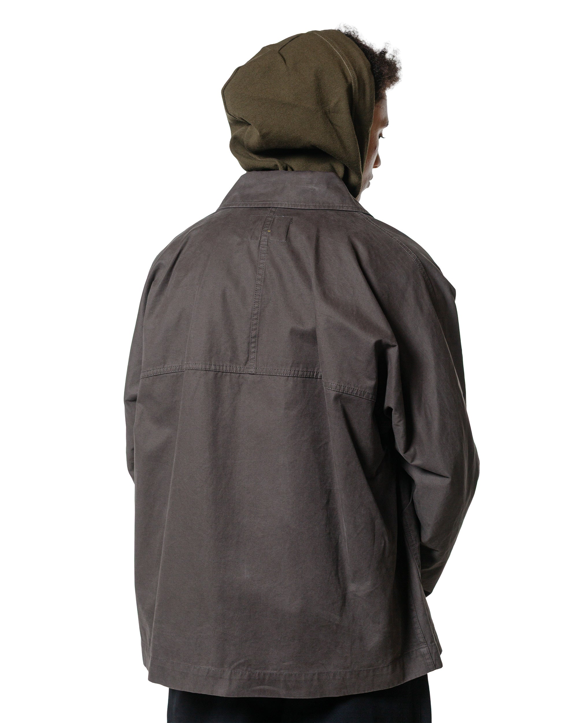 MHL Raglan Jacket Plain Cotton Drill Ebony