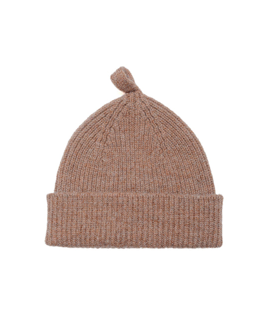 MHL Simple Ribbed Beanie British Wool Mineral