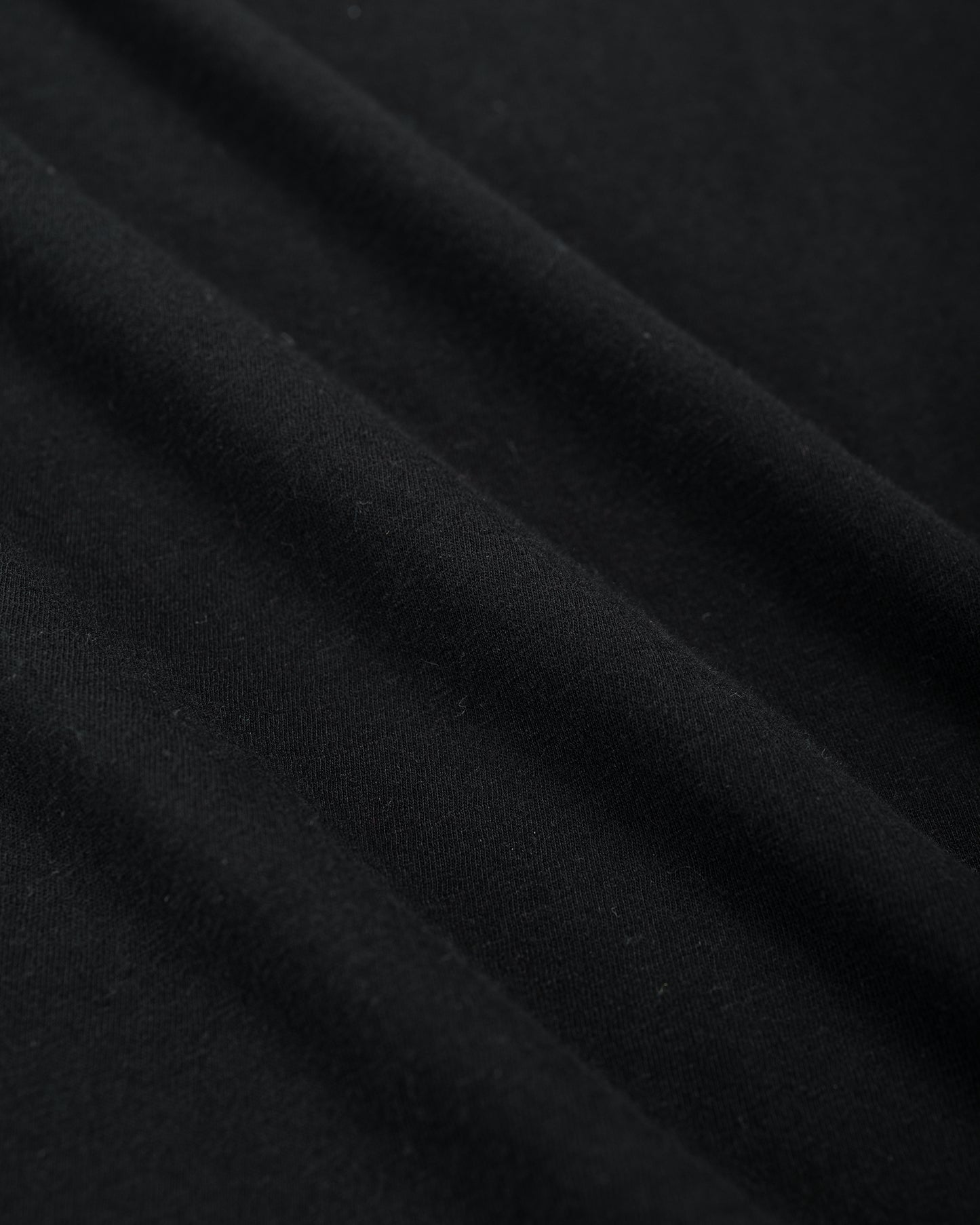 lost & found Margaret Howell MHL Simple T-Shirt Organic Cotton Linen Jersey Black