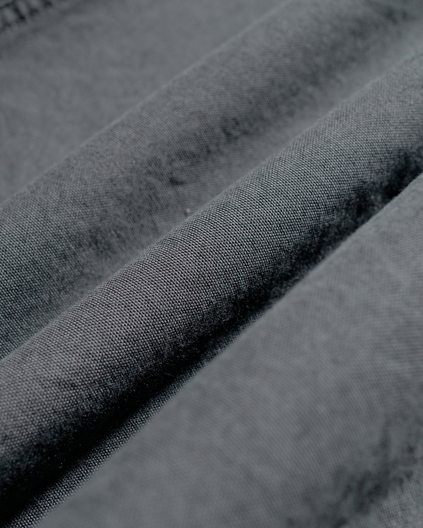 MHL Stitch Pleat Trouser Compact Cotton Canvas Charcoal