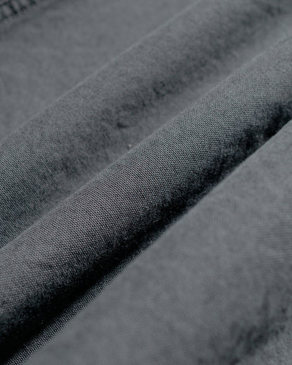 MHL Stitch Pleat Trouser Compact Cotton Canvas Charcoal