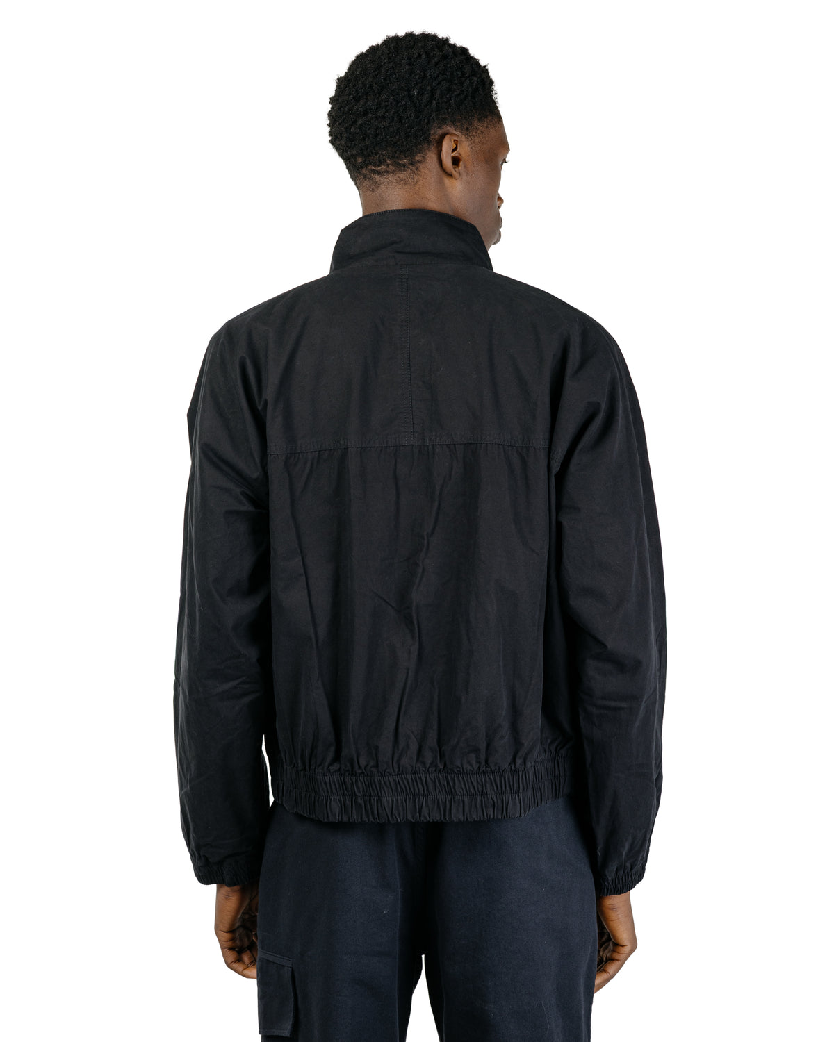 MHL Track Jacket Crisp Cotton Poplin Black