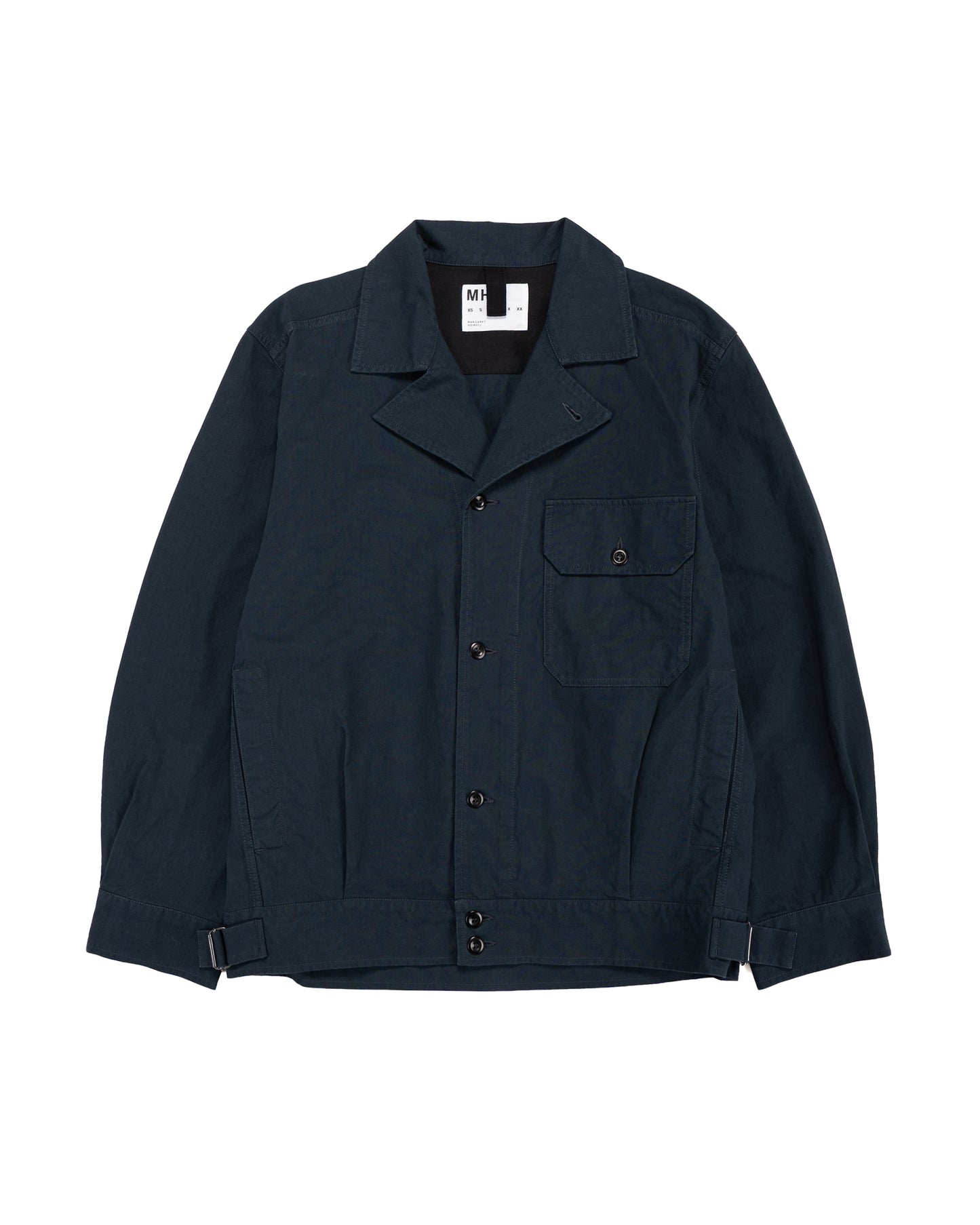 MHL Utility Jacket Washed Cotton Ripstop Ink