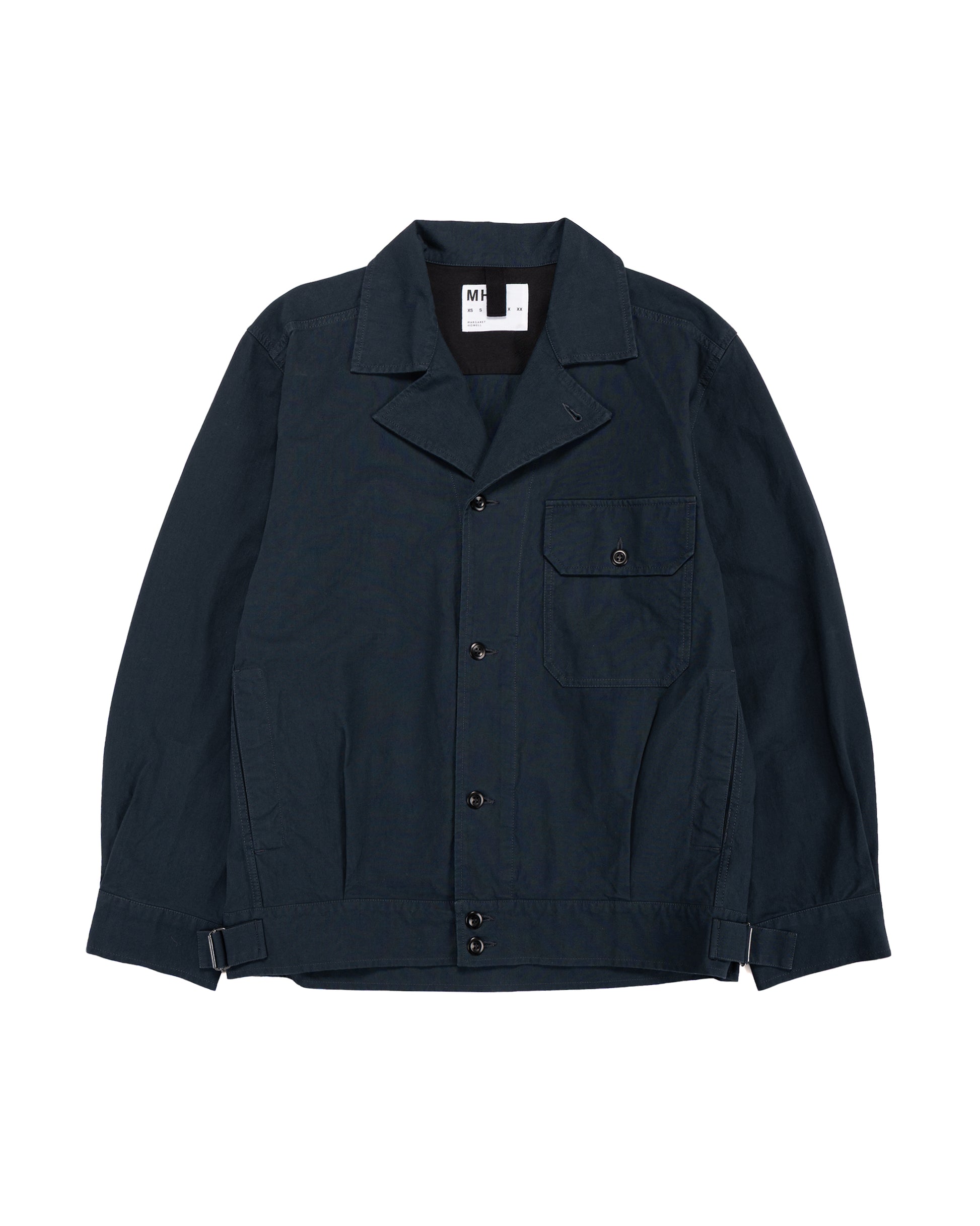 MHL Utility Jacket Washed Cotton Ripstop Ink