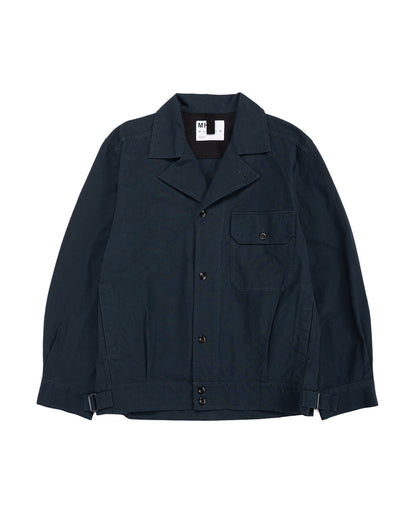 MHL Utility Jacket Washed Cotton Ripstop Ink
