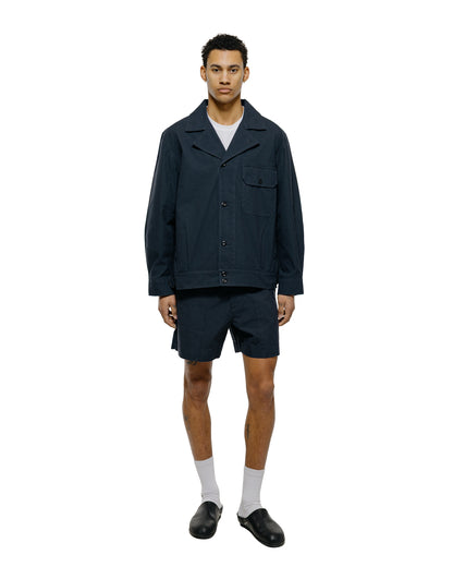 MHL Utility Jacket Washed Cotton Ripstop Ink