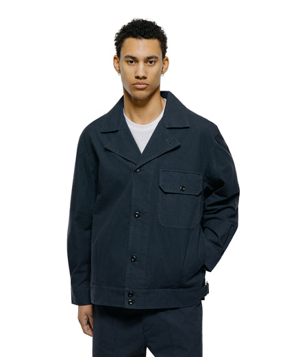 MHL Utility Jacket Washed Cotton Ripstop Ink