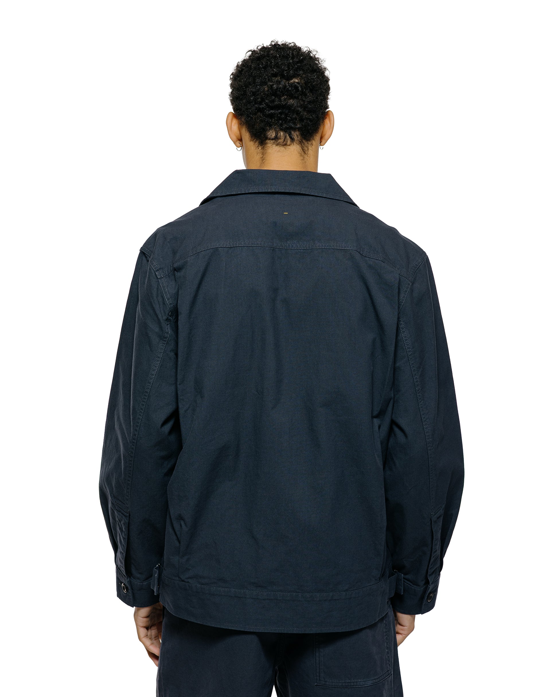 MHL Utility Jacket Washed Cotton Ripstop Ink