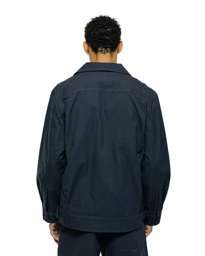 MHL Utility Jacket Washed Cotton Ripstop Ink