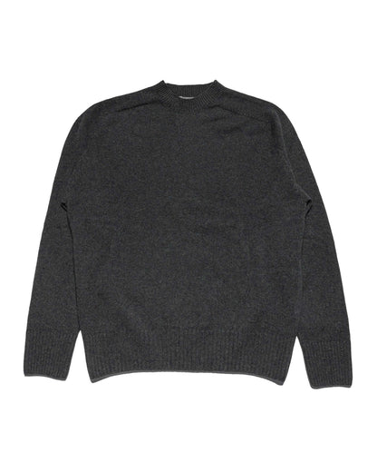 Margaret Howell Seamless Crew Neck Merino Cashmere Storm Grey model 