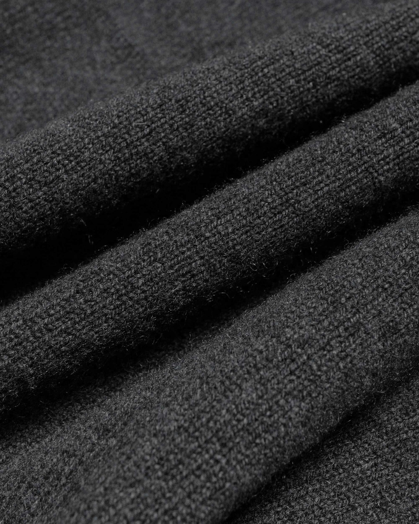 Margaret Howell Seamless Crew Neck Merino Cashmere Storm Grey fabric