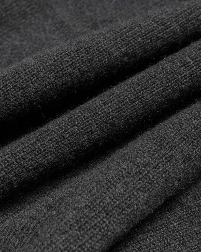 Margaret Howell Seamless Crew Neck Merino Cashmere Storm Grey fabric