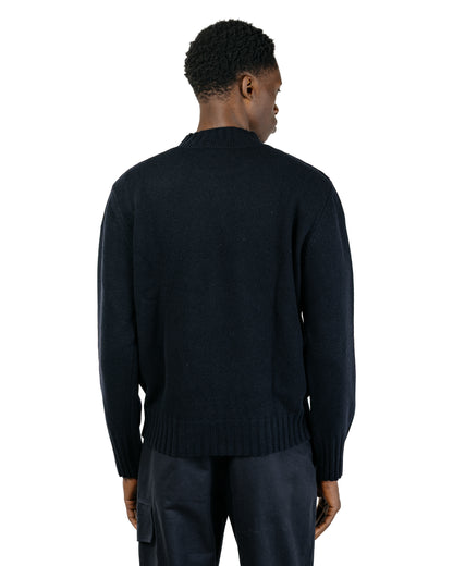 Margaret Howell Single Pocket Crew Geelong Lambswool Ink