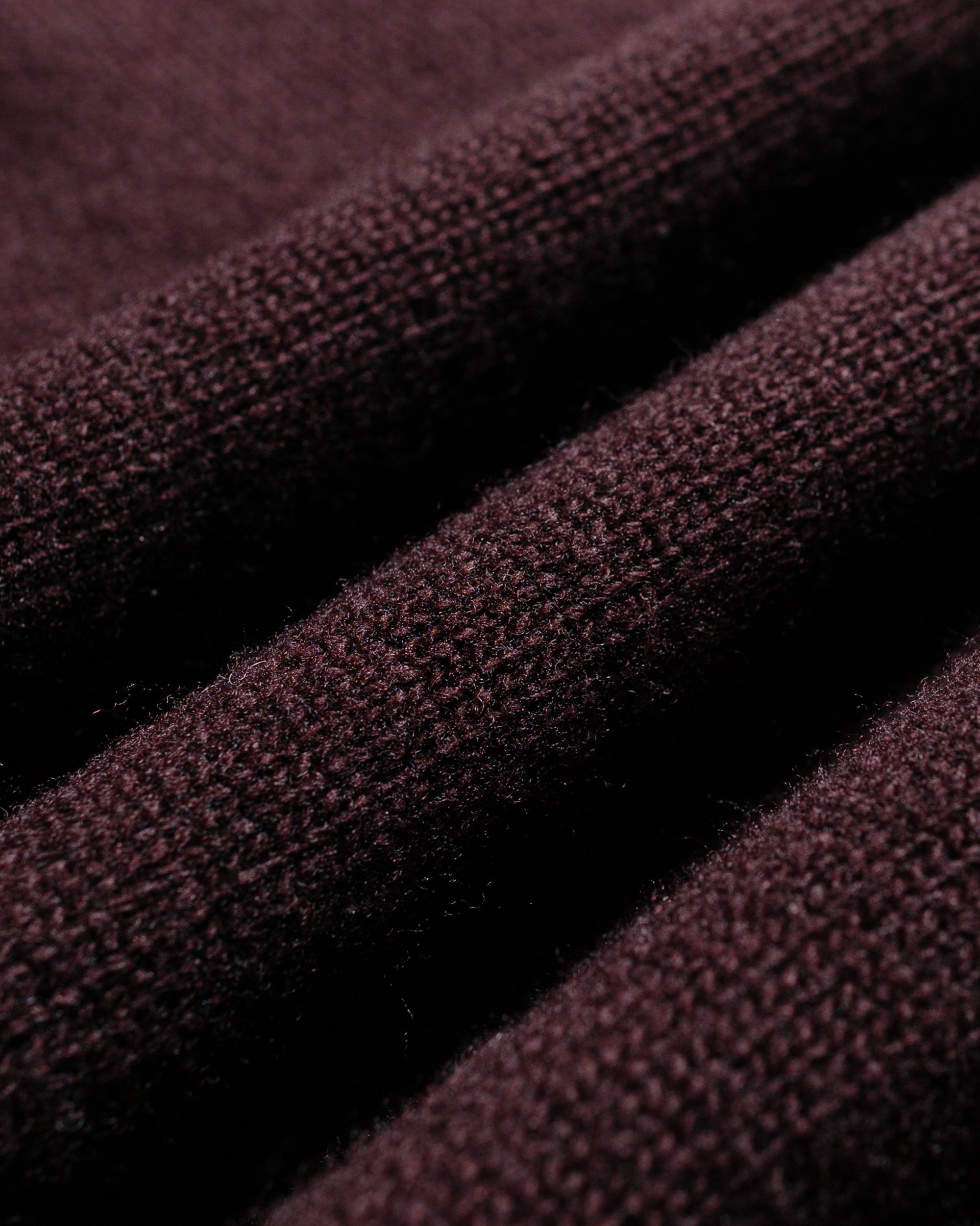 MARGARET HOWELL LAMBSWOOL COTTON Ⅱ Margaret Howell Single Pocket Crew Geelong Lambswool Mahogany