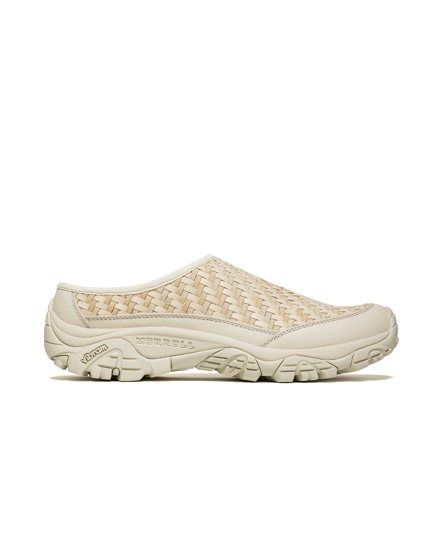 Merrell Moab 2 Slide Leather Woven Stucco